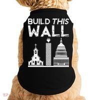 Build This Wall Separation Of Church And State USA Doggie Tank thumb 0