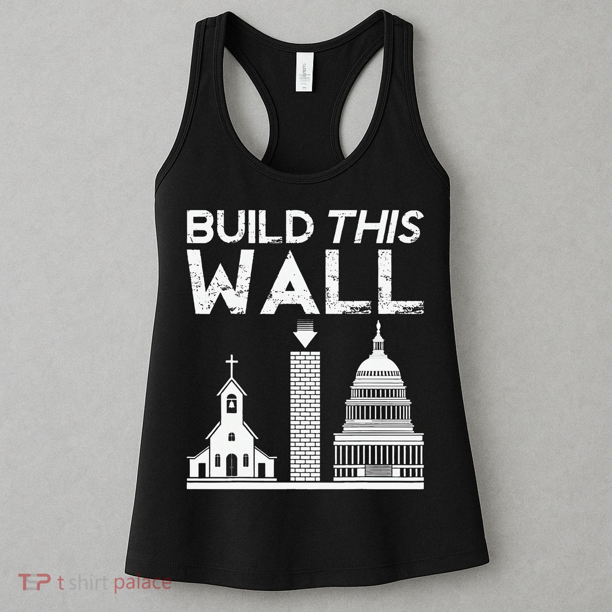 Build This Wall Separation Of Church And State USA Women's Tank Top