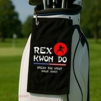 Break The Wrist Walk Away Rex Kwon Do Golf Towel thumb 2