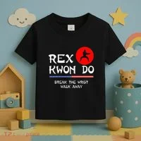 Break The Wrist Walk Away Rex Kwon Do Toddler T-Shirt thumb 3