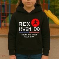 Break The Wrist Walk Away Rex Kwon Do Kids Hoodie thumb 3