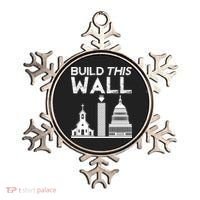 Build This Wall Separation Of Church And State Usa Gift Ornament thumb 0