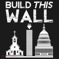 Build This Wall Separation Of Church And State Usa Gift Ornament thumb 1
