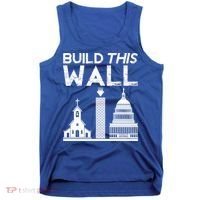 Build This Wall Separation Of Church And State Usa Gift Tank Top thumb 0