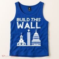 Build This Wall Separation Of Church And State Usa Gift Tank Top thumb 2
