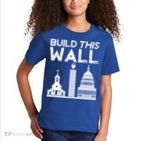 Build This Wall Separation Of Church And State Usa Gift Kids T-Shirt thumb 2