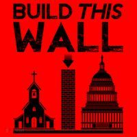 Build This Wall Separation Of Church And State Usa Gift Santa Hat thumb 1