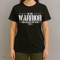 Be The Warrior God Called You To Be Gift For Mens Christian Gift T-Shirt thumb 4