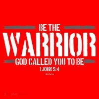 Be The Warrior God Called You To Be Gift For Mens Christian Gift Santa Hat thumb 1