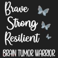 Brain Tumor Warrior Brain Cancer Awareness Gray Ribbon Gift Beanie thumb 2