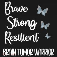Brain Tumor Warrior Brain Cancer Awareness Gray Ribbon Gift Women's Hoodie thumb 2