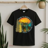 Born To Wander Americas National Parks Vintage T-Shirt thumb 2