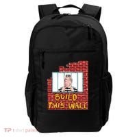 Build This Wall Lock Him Up Anti Trump Impeachment 45 Backpack thumb 0