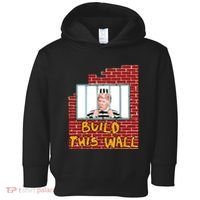 Build This Wall Lock Him Up Anti Trump Impeachment 45 Toddler Hoodie thumb 0