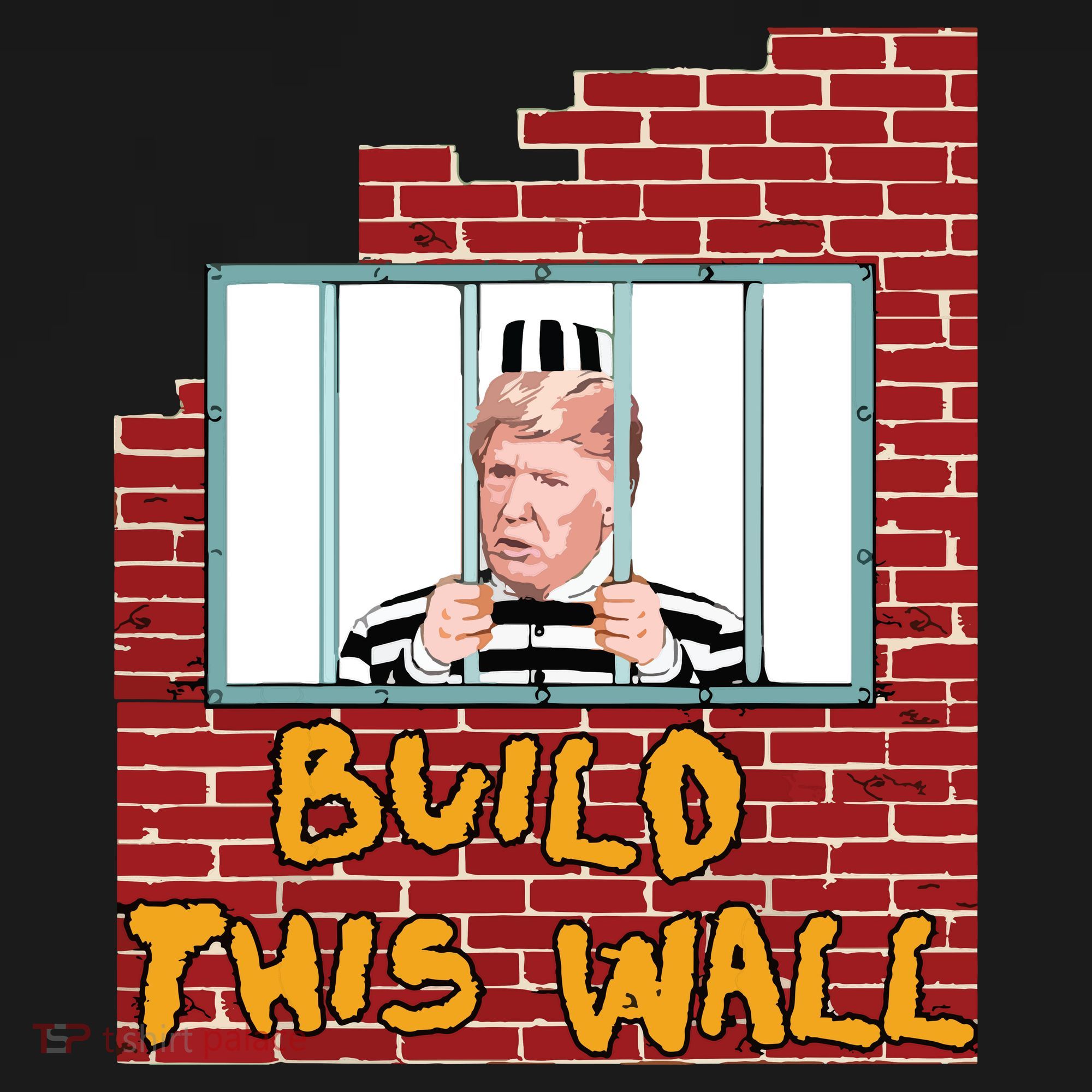 Build This Wall Lock Him Up Anti Trump Impeachment 45 Tote Bag