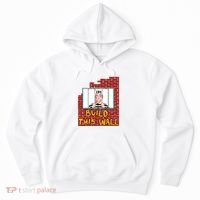 Build This Wall Lock Him Up Anti Trump Impeachment 45 Hoodie thumb 0