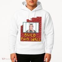 Build This Wall Lock Him Up Anti Trump Impeachment 45 Hoodie thumb 2