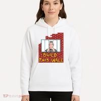 Build This Wall Lock Him Up Anti Trump Impeachment 45 Hoodie thumb 5