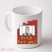 Build This Wall Lock Him Up Anti Trump Impeachment 45 Coffee Mug thumb 0