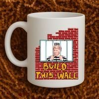 Build This Wall Lock Him Up Anti Trump Impeachment 45 Coffee Mug thumb 2