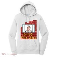 Build This Wall Lock Him Up Anti Trump Impeachment 45 Women's Hoodie thumb 0