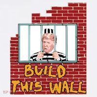 Build This Wall Lock Him Up Anti Trump Impeachment 45 Women's Hoodie thumb 2