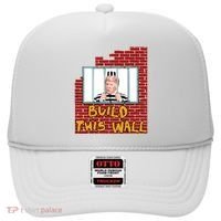 Build This Wall Lock Him Up Anti Trump Impeachment 45 Hat thumb 0