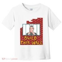 Build This Wall Lock Him Up Anti Trump Impeachment 45 Toddler T-Shirt thumb 0