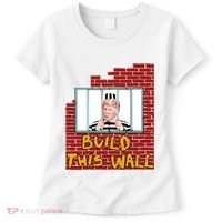 Build This Wall Lock Him Up Anti Trump Impeachment 45 Women's T-Shirt thumb 0
