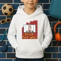 Build This Wall Lock Him Up Anti Trump Impeachment 45 Kids Hoodie thumb 2