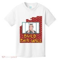 Build This Wall Lock Him Up Anti Trump Impeachment 45 Kids T-Shirt thumb 0