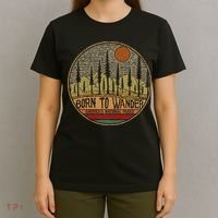 Born To Wander Americas National Parks Vintage T-Shirt thumb 4