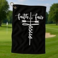 Build This Wall Separation Of Church And State Usa Gift Golf Towel thumb 1