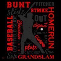 Baseball Typography Word Art Coffee Mug thumb 5