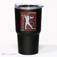 Baseball Typography Word Art Tumbler thumb 0
