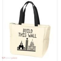Build This Wall Ironic Separate Church And State Tote Bag thumb 3