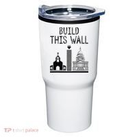 Build This Wall Ironic Separate Church And State Tumbler thumb 0
