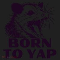 Born To Yap Funny Opossun Meme Awesome Possum Weird Gift Beanie thumb 2