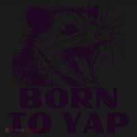 Born To Yap Funny Opossun Meme Awesome Possum Weird Gift Women's Hoodie thumb 2