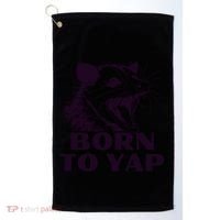 Born To Yap Funny Opossun Meme Awesome Possum Weird Gift Golf Towel thumb 0