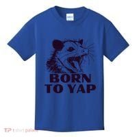 Born To Yap Funny Opossun Meme Awesome Possum Weird Gift Kids T-Shirt thumb 0
