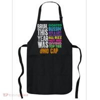 Bruh This Year Was Goated No Cap Funny Last Day Of School Apron thumb 0