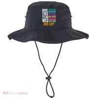 Bruh This Year Was Goated No Cap Funny Last Day Of School Bucket Hat thumb 0