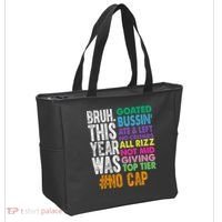 Bruh This Year Was Goated No Cap Funny Last Day Of School Tote Bag thumb 2
