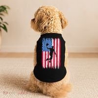 Basketball USA American Flag Bball Coach Team Player Doggie Tank thumb 2