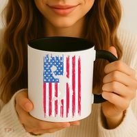 Basketball USA American Flag Bball Coach Team Player Coffee Mug thumb 3
