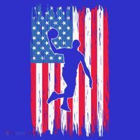 Basketball USA American Flag Bball Coach Team Player Baby Bodysuit thumb 2