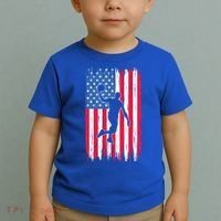 Basketball USA American Flag Bball Coach Team Player Toddler T-Shirt thumb 2