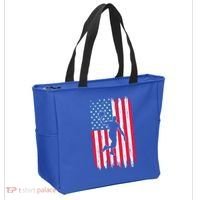 Basketball USA American Flag Bball Coach Team Player Tote Bag thumb 2