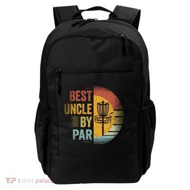 Best Uncle By Par Disc Golf Frisbee Golfer FatherS Day Cool Gift Backpack